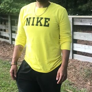 Yellow NIKE shirt